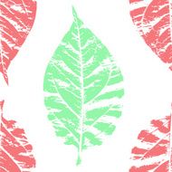 Autumn leaves seamless pattern floral background N4