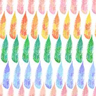 Autumn leaves seamless pattern floral background N5