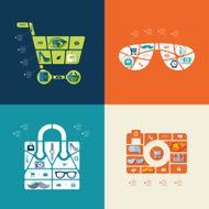fashion flat infographic N38