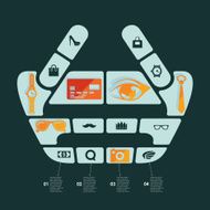 fashion flat infographic N39