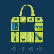 fashion flat infographic N41