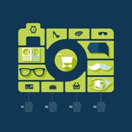 fashion flat infographic N43