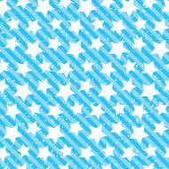 Seamless grunge star texture Blue background