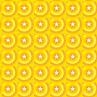 Seamless star texture Orange yellow background N2