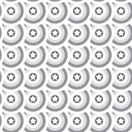 Seamless star texture Gray circles background