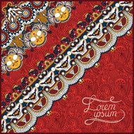 ornamental background with flower ribbon stripe pattern greeti N113