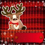 Cartoon raindeer