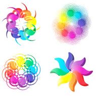 Colorful Abstract Psychedelic Art Background Vector Illustratio N13