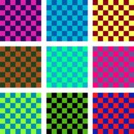 Seamless Pattern Abstract Psychedelic Art Background Vector Il N3