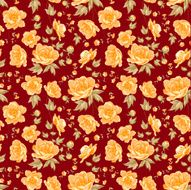 Floral tile pattern