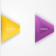 Vector abstract triangles background Object web N3
