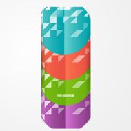 Vector abstract circles template Object web N8