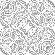 Abstract seamless pattern retro style