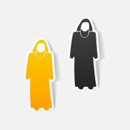 realistic design element muslim N6