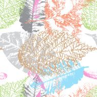 fall leaves set autumn collection floral background N11