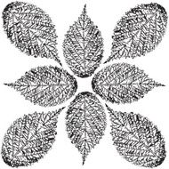 Autumn leaves seamless pattern floral background N13