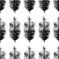 Autumn leaves seamless pattern floral background N15