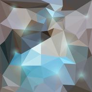 Abstract bright polygonal triangular background with glaring lights for design N27