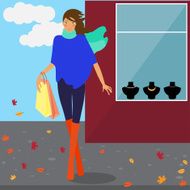 fashionable girl N5