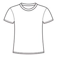 Blank white t-shirt template N2