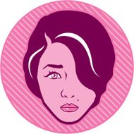 Hairstyle retro