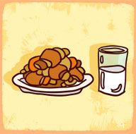 Cartoon food illustration