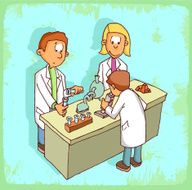 Cartoon science illustration N2