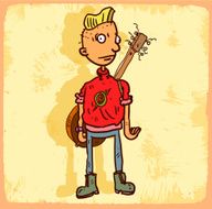 Cartoon music illustration N2
