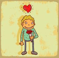 Cartoon date illustration N3