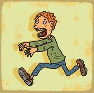 Cartoon run illustration N2