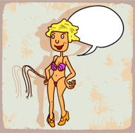 Cartoon striper illustration N3