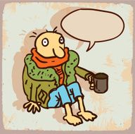 Cartoon poor illustration N6