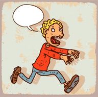 Cartoon run illustration N3