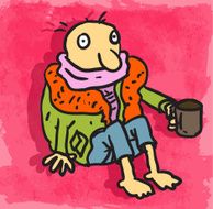 Cartoon poor illustration N7