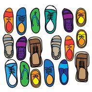 shoes vector illustration