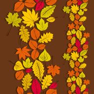 Leaves seamless wallpaper background vector natural pattern