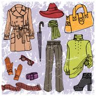 Fashion wear set Autumn winter spring woman clothes N2