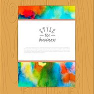 Vector corporate identity template with