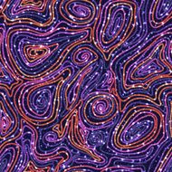 Vector seamless pattern with colored threads N6