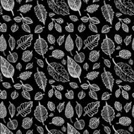 Leaves Seamless vector background N2