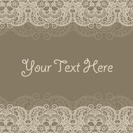 Vector lace ornament background N3