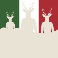 Silhouettes of hipsters