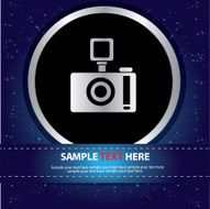 Camera sign vector