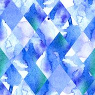 Watercolor geometric background