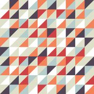 Seamless geometrical retro pattern