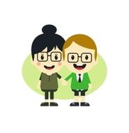 love couple cartoon character N4