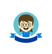adorable boy cartoon character label N9