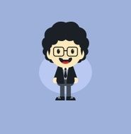 adorable boy cartoon character N10