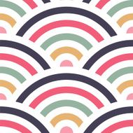 Vector seamless fishscale pattern