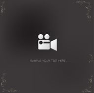 Camera sign vector N2